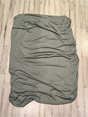 Copper Pearl Premium Knit Fitted Crib Sheet- Sage Green